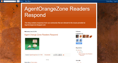 Desktop Screenshot of agentorangezonereadersrespond.blogspot.com