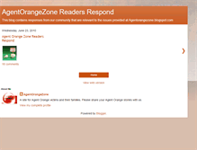 Tablet Screenshot of agentorangezonereadersrespond.blogspot.com