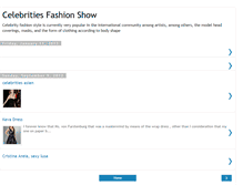 Tablet Screenshot of celebritiesfashionshow.blogspot.com