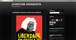 Desktop Screenshot of juventudeanarquista.blogspot.com