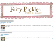 Tablet Screenshot of fairypickles.blogspot.com