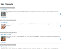 Tablet Screenshot of ourpeanuts.blogspot.com