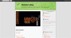 Desktop Screenshot of minksterblog.blogspot.com