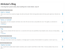 Tablet Screenshot of minksterblog.blogspot.com