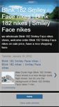Mobile Screenshot of blink182smileyfacenikes.blogspot.com
