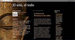 Desktop Screenshot of elunoeltodo.blogspot.com