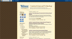 Desktop Screenshot of constructivismtechnology.blogspot.com