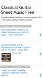 Mobile Screenshot of classicalguitarscores.blogspot.com