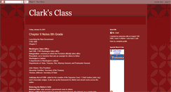 Desktop Screenshot of clarks78class.blogspot.com