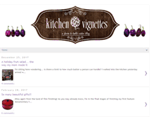 Tablet Screenshot of kitchenvignettes.blogspot.com