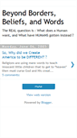 Mobile Screenshot of beyondbeliefs.blogspot.com