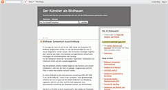 Desktop Screenshot of bildhauer.blogspot.com
