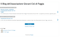 Tablet Screenshot of giovanicislfoggia.blogspot.com