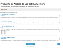 Tablet Screenshot of modeloblogepv.blogspot.com