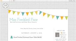 Desktop Screenshot of missfreckledface.blogspot.com