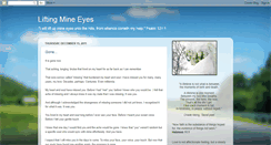 Desktop Screenshot of liftingmineeyes.blogspot.com