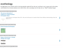Tablet Screenshot of ecotheology.blogspot.com