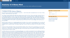 Desktop Screenshot of anatomyofabinarymind.blogspot.com