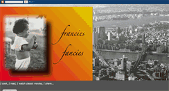 Desktop Screenshot of franciesfancies.blogspot.com