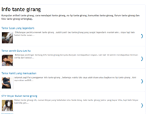 Tablet Screenshot of info-tantegirang.blogspot.com