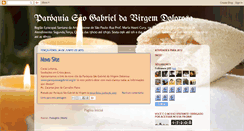 Desktop Screenshot of paroquiasaogabrieldasdores.blogspot.com