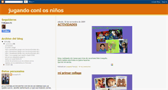 Desktop Screenshot of jugandoconlosninos.blogspot.com
