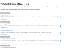 Tablet Screenshot of perdiendoneuronas.blogspot.com