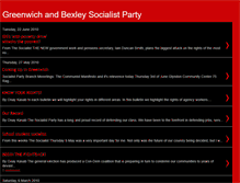 Tablet Screenshot of greenwichsocialists.blogspot.com