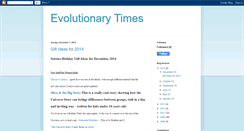 Desktop Screenshot of evotimes.blogspot.com