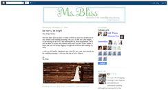 Desktop Screenshot of ms-bliss.blogspot.com