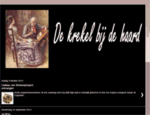 Tablet Screenshot of dekrekelbijdehaard.blogspot.com