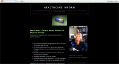 Desktop Screenshot of healthcareinform.blogspot.com