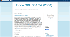 Desktop Screenshot of hondacbf600sa.blogspot.com