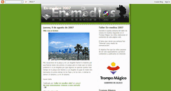 Desktop Screenshot of enmedios2007.blogspot.com