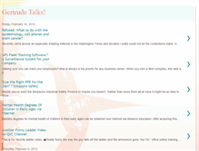 Tablet Screenshot of gertrudetalks.blogspot.com