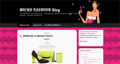 Desktop Screenshot of microfashionblog.blogspot.com