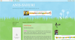 Desktop Screenshot of anis-sahuri.blogspot.com
