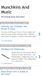 Mobile Screenshot of munchkinsandmusic.blogspot.com