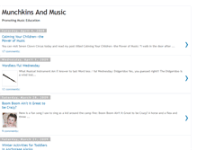 Tablet Screenshot of munchkinsandmusic.blogspot.com