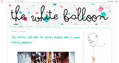 Desktop Screenshot of girlwiththewhiteballoon.blogspot.com