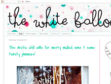 Tablet Screenshot of girlwiththewhiteballoon.blogspot.com