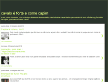 Tablet Screenshot of cavaloeforteecomecapim.blogspot.com