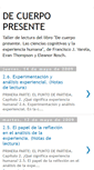 Mobile Screenshot of decuerpopresente.blogspot.com