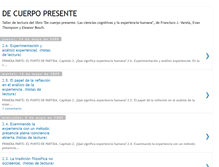 Tablet Screenshot of decuerpopresente.blogspot.com