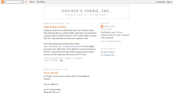 Desktop Screenshot of cousins-hometheater.blogspot.com