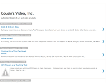 Tablet Screenshot of cousins-hometheater.blogspot.com