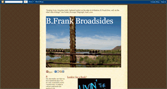 Desktop Screenshot of bfrankbroadsides.blogspot.com