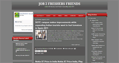 Desktop Screenshot of job2freshers.blogspot.com