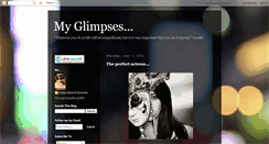 Desktop Screenshot of glimpses-of-the-soul.blogspot.com