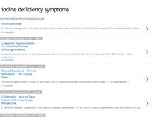 Tablet Screenshot of iodinedeficiencysymptoms.blogspot.com